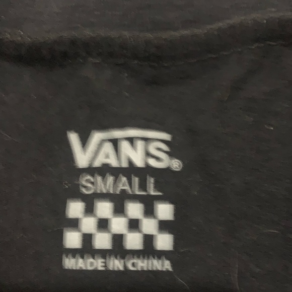 not worn vans “crop top” small - Picture 2 of 2